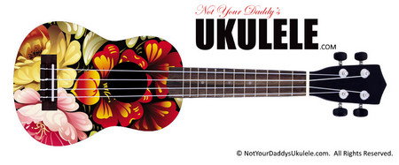 Buy Ukulele Abstractone Flowers 