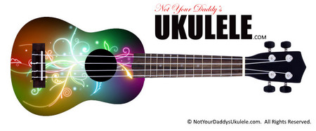 Buy Ukulele Abstracttwo Floral 