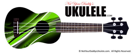 Buy Ukulele Abstracttwo Green 