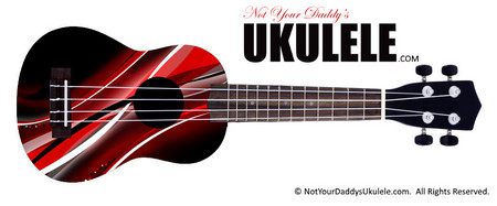 Buy Ukulele Abstracttwo Red 