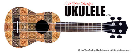 Buy Ukulele Abstractpatterns Carved 