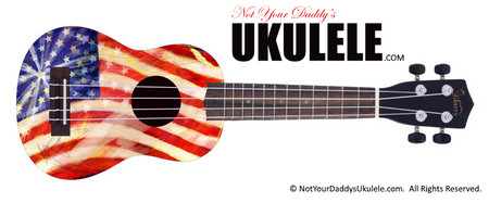 Buy Beautiful American Flag Ukulele 