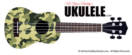 Buy Ukulele Camo Green 11 