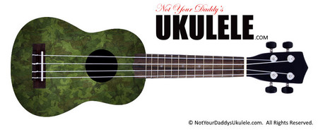 Buy Ukulele Camo Green 12 