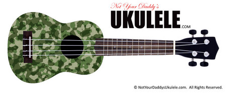 Buy Ukulele Camo Green 16 
