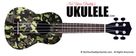 Buy Ukulele Camo Green 18 