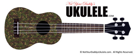 Buy Ukulele Camo Green 21 