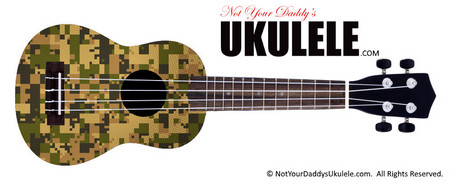 Buy Ukulele Camo Green 23 
