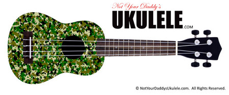 Buy Ukulele Camo Green 24 