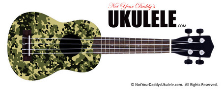Buy Ukulele Camo Green 6 