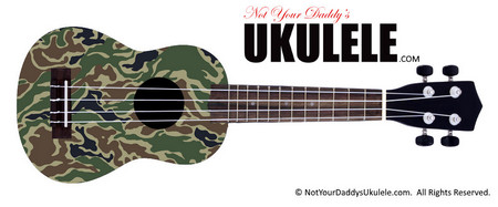 Buy Ukulele Camo Green 7 