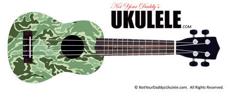Buy Ukulele Camo Green 8 