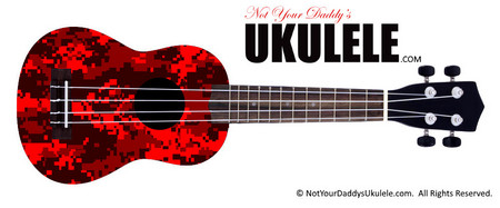Buy Ukulele Camo Red 1 