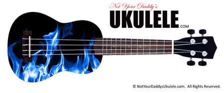 Buy Ukulele Fire Blue 