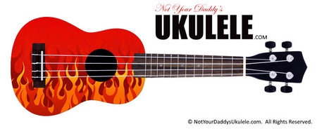 Buy Ukulele Fire Graphic 
