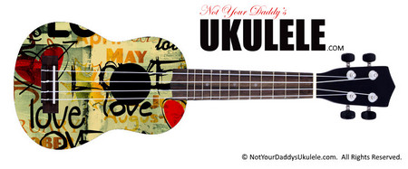 Buy Ukulele Graffiti Love Dark 