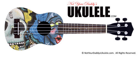 Buy Ukulele Graffiti Skull 