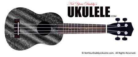 Buy Ukulele Ornate Fabric 