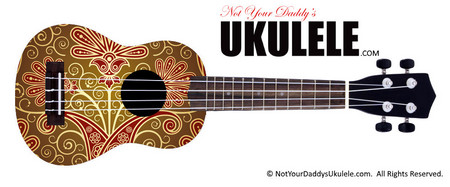Buy Ukulele Pattern Flower 